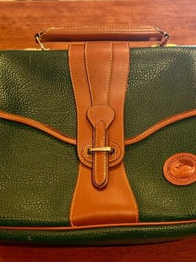 Vintage Dooney & Bourke All Weather Messenger Bag